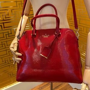 Kate Spade Patent Leather Domed Satchel